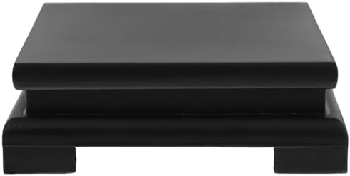 Cabilock 2 Pcs Square Wood Display Stand for Vases and Decor