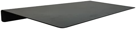 Heavy Duty Black Linear Floating Metal Shelf for Modern Home Decor