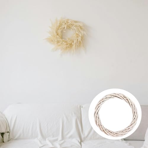 2Pcs Grapevine Wreaths DIY Willow Woven Decor for Holidays