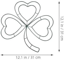 IMIKEYA 2pcs Metal Wire Wreath Frame for St Patricks Day