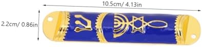 VOSAREA Retro Metal Mezuzah Door Decor