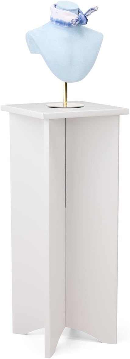 36 Inch Eco-Friendly Display Pedestal - White
