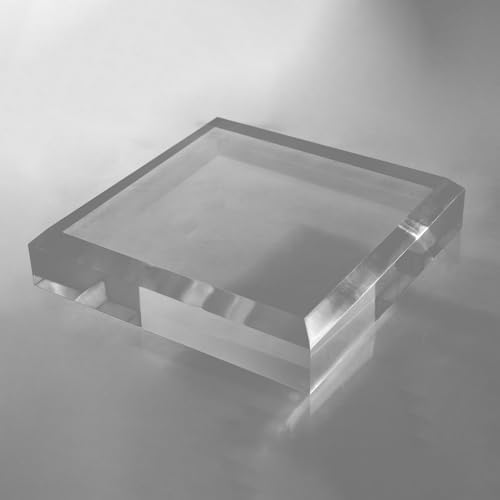 CiaoHER 2in Beveled Acrylic Display Pedestal Stand
