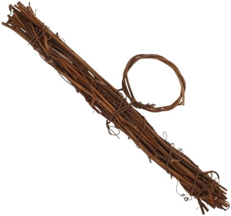 Light Brown Rattan Garland Vine Wreath Frame