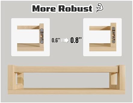 TidyCorner Thick Floating Shelves for Kids and Nursery