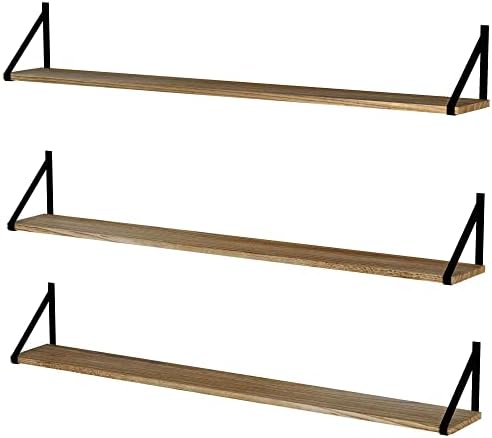 Wallniture Bora Wall Shelves Set of 3 48x6