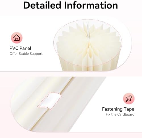 4 Pcs Foldable Cardboard Column Pedestal for Wedding Decor