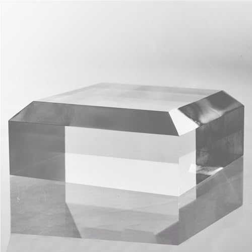 CiaoHER 2in Beveled Acrylic Display Pedestal Stand 1