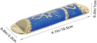 GLEAVI Classic Metal Mezuzah Door Decor Jewish Scroll Catholic Accent