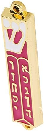 Retro Metal Mezuzah Plaque Decorative Blessing for Door Home Decor