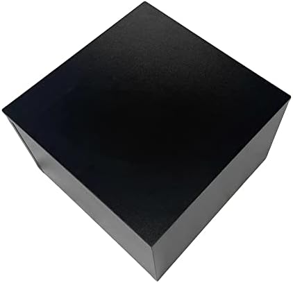 Prolinemax Black Pedestal Cube Display Stand Collectibles