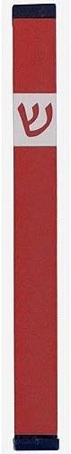 Agayof Extra Large Classic Mezuzah Red
