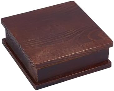AHANDMAKER Wooden Pedestal Display Base for Collectibles
