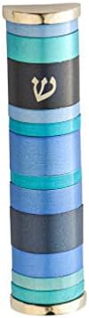 Yair Emanuel Mezuzah Case for Door Blue