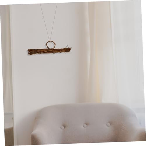 Yardwe Rattan Wreath Hoop Frame for DIY Crafts and Home Decor