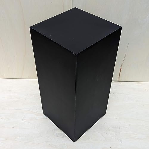 Generic 25 x 12 x 12 Matte Black Display Pedestal Stand