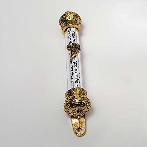 Blue White Shop 6 pcs Door Mezuzah Case With Prayer Scroll Shadai 4 4 Judaica