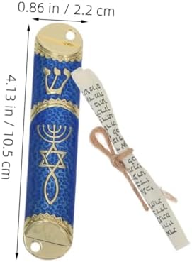 Cabilock 3sets Messianic Seal Mezuzah Case Jewish Wall Decor