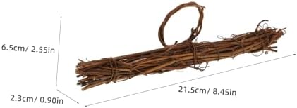 Light Brown Rattan Garland Vine Wreath Frame