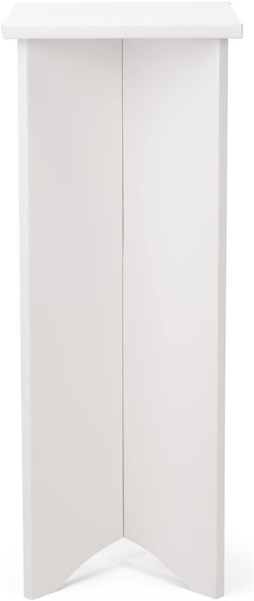 36 Inch Eco-Friendly Display Pedestal - White