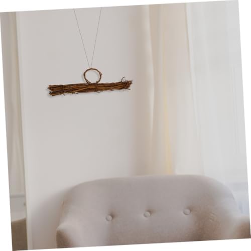 Sosoport Rattan Wreath Frame for Home Decor