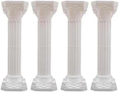 Roman Pillars Decoration Party Flower Pot Columns Set 4Pcs