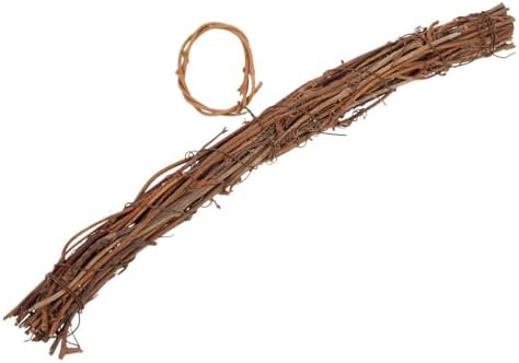 Luxshiny DIY Rattan Wreath Hanging Ring