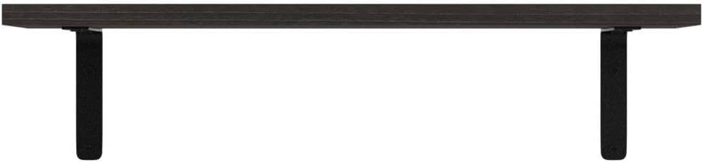 RICHER HOUSE Floating Shelves Set of 5 Deep Brown