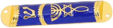 VOSAREA Retro Metal Mezuzah Door Decor