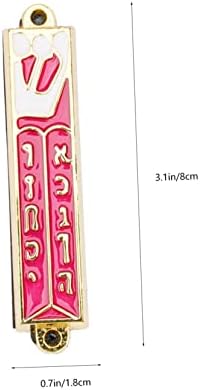 Amosfun Retro Metal Mezuzah for Door Gatepost