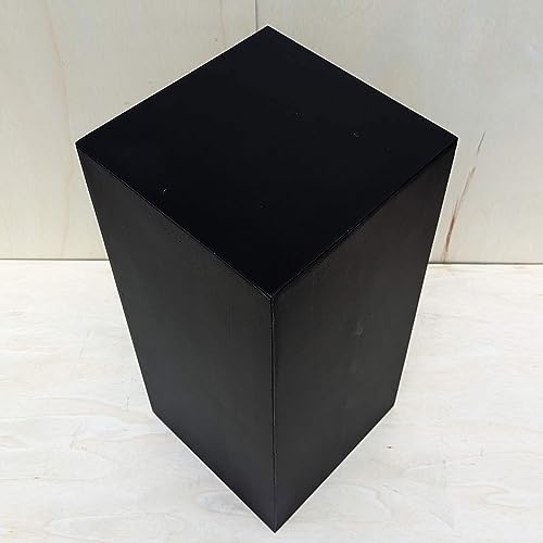 Generic 25 x 12 x 12 Matte Black Display Pedestal Stand