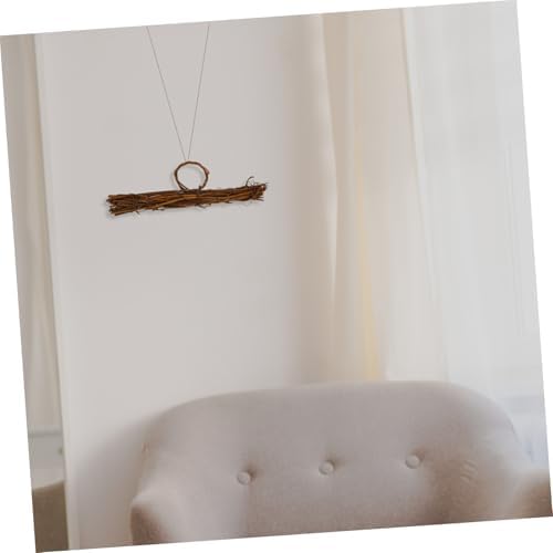 Light Brown Rattan Garland Vine Wreath Frame