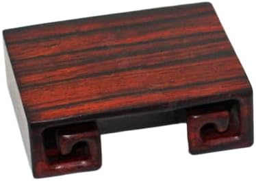 GOLDYWENDY Square Echo Grain Wooden Pedestal Display Stand