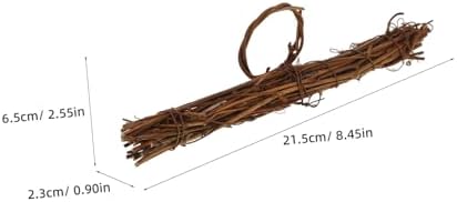 Yardwe Rattan Wreath Hoop Frame for DIY Crafts and Home Decor