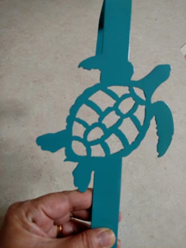 Turtle Wreath Hanger Door Hook Yellow 13 Inch