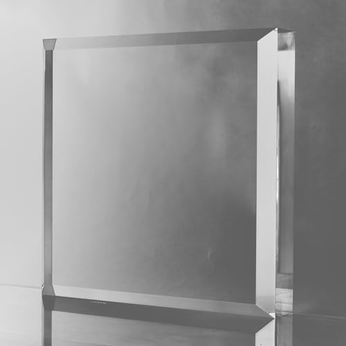 CiaoHER 2in Beveled Acrylic Display Pedestal Stand