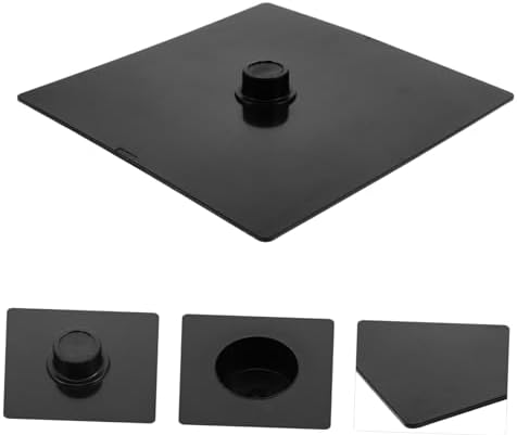 Hand Casting Mold Base Black Square Stand for Display and Crafting