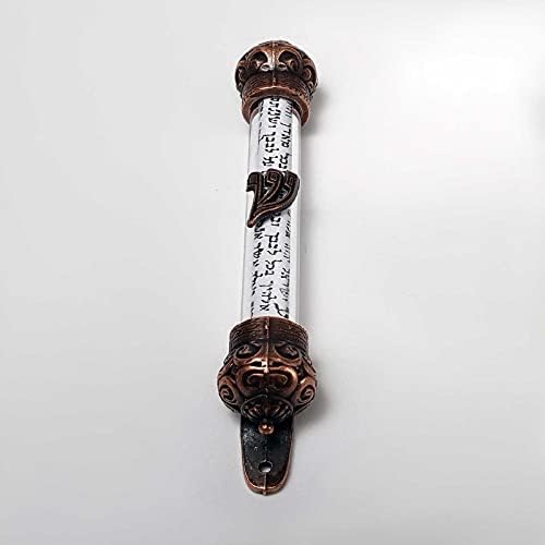 Blue White Shop 6 pcs Door Mezuzah Case With Prayer Scroll Shadai 4 4 Judaica