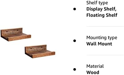 Z Metnal Mini Floating Shelves 2 Pack