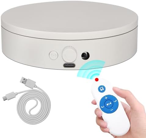 ComXim Motorized Rotating Display Stand with Knob and Remote