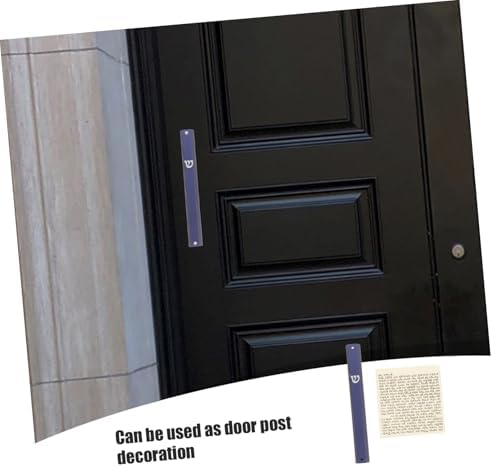PRETYZOOM Metal Mezuzah Ornament for Door Decor