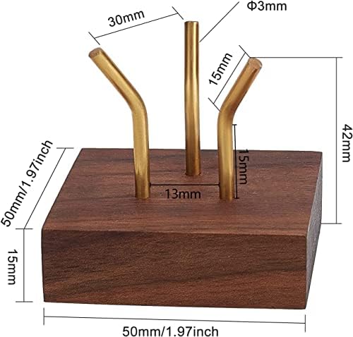 FINGERINSPIRE Decorative Display Pedestal with Metal Arm Easel