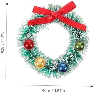 10pcs Christmas Wreath for Front Door and Window Hanging