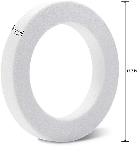 FloraCraft CraftFM Wreath 2x177 Inches White