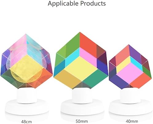 Rotating 360 CMY Cube Display Stand Stylish and Safe
