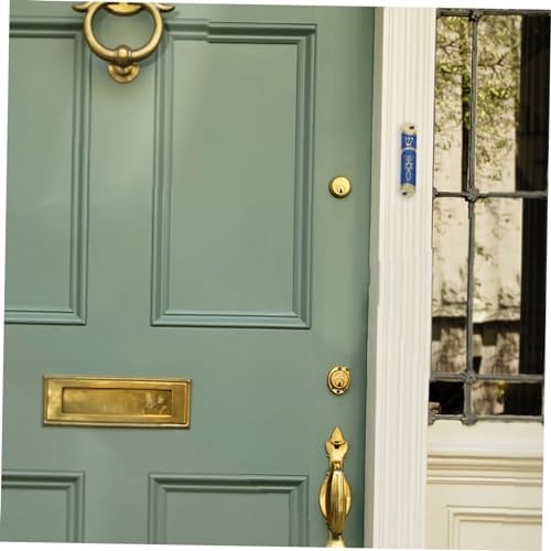 Amosfun Metal Mezuzah with Scroll Set Classic Jewish Door Blessing Decor