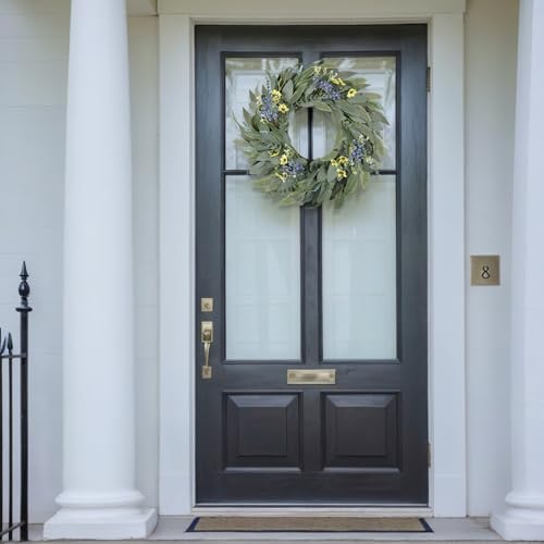 26 Inches Large Eucalyptus Spring Wreath for Front Door Decor