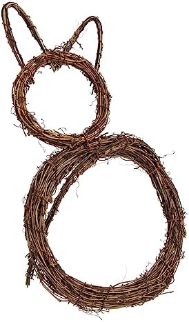 Cat Shape Halloween Hanging Wreath Door Decor