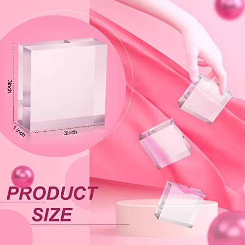 Remerry Acrylic Cube Display Stand Set of 4