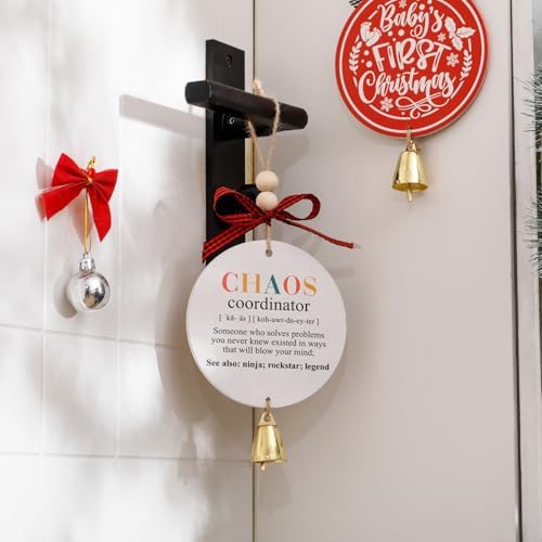 Funny Chaos Coordinator Wooden Christmas Ornament